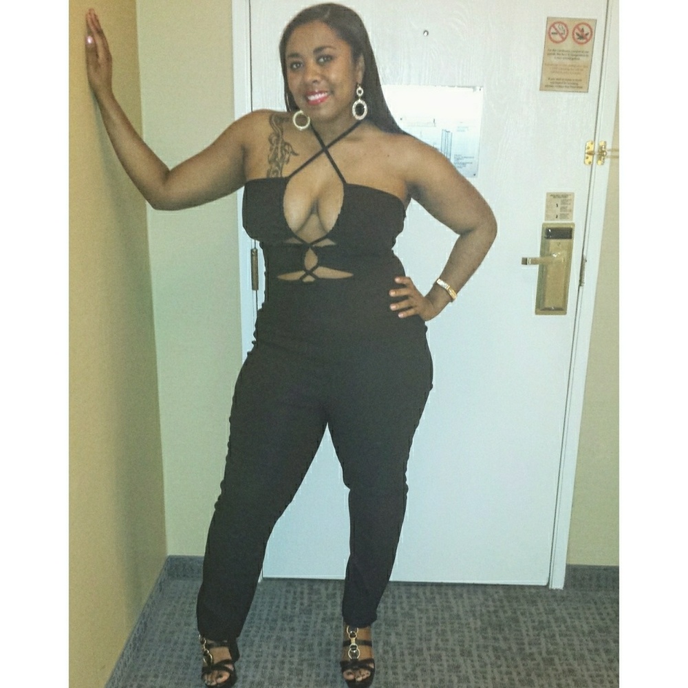 Jumpsuit with sexy cut outs